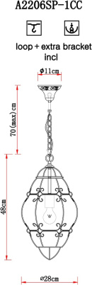 Подвесной светильник Arte Lamp VENEZIA