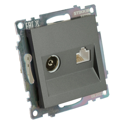 Розетка STEKKER GLS00-7106-06