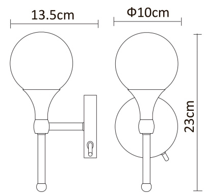 Бра Arte Lamp PALLA