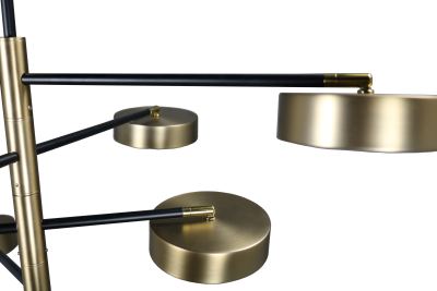 Потолочный светильник на штанге ZORTES LUNAR ZRS.01243.08, Мощность - 80Вт, Тип лампы: LED, В -1000мм/480мм / Ш - 850мм