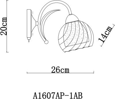 Бра Arte Lamp DOLCEMENTE