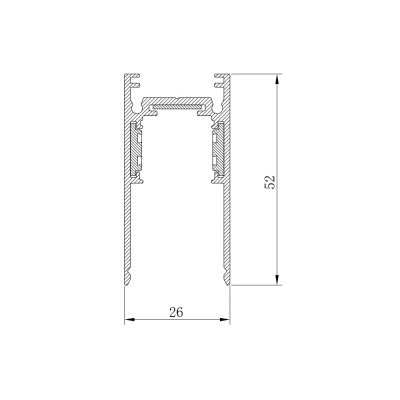 Комплектующие для трековых светильников FERON CABM1000