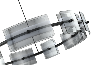 Люстра  подвесная ZORTES LOFT ZRS.1802.60, Мощность - 36Вт, Тип лампы: LED, В -1500мм / Ш - ø600мм / Г - 600мм