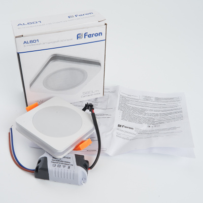 Светильник встраиваемый светодиодный FERON AL601