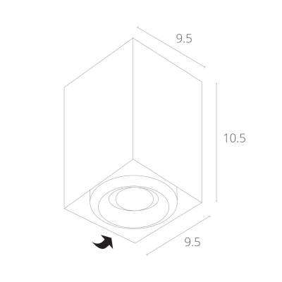 Точечный накладной светильник Arte Lamp PICTOR