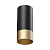 370867 OVER NT22 416 черный/золото Светильник накладной IP20 GU10 9W 220V SLIM