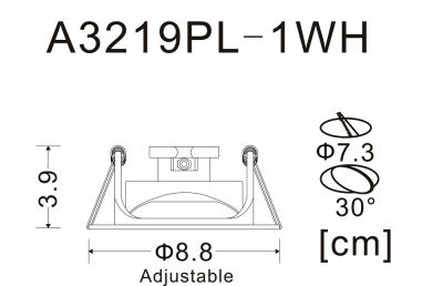 Точечный встраиваемый светильник Arte Lamp ACCENTO
