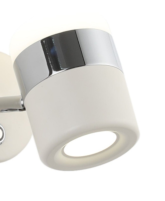 Бра Zortes FIERO ZRS.27808.9, Мощность - 8Вт, Тип лампы: LED, В - 110мм / Г - 155мм / Ш - 90мм