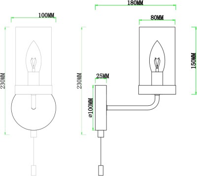 Бра Arte Lamp AVIOR