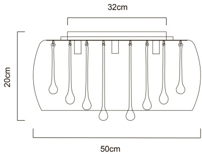 Люстра Arte Lamp LACRIMA