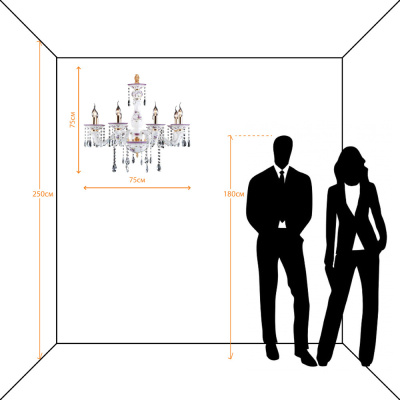 Подвесная люстра Arte Lamp CONTESSA