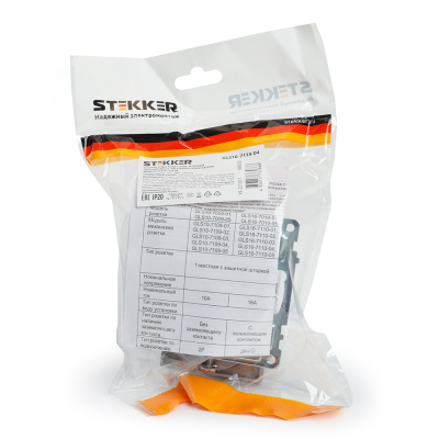 Розетка STEKKER GLS16-7114-04