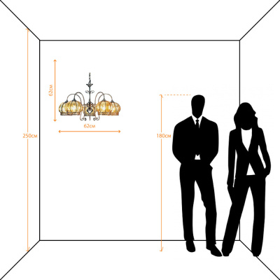 Подвесная люстра Arte Lamp VENEZIA