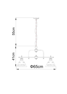 Подвесная люстра Arte Lamp KENSINGTON
