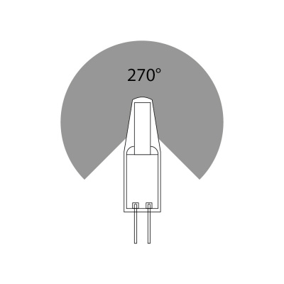 Светодиодная лампа Arte Lamp LUGO Капсульная 1.5W 140Lm 3000К G4