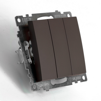 Выключатели STEKKER GLS10-7108-04