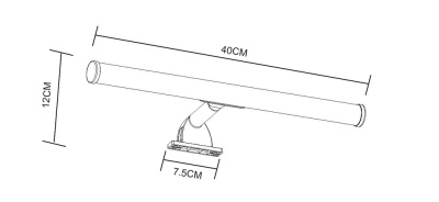 Подсветка для зеркал Arte Lamp ORIZZONE