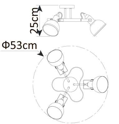 Потолочная люстра Arte Lamp MARTIN