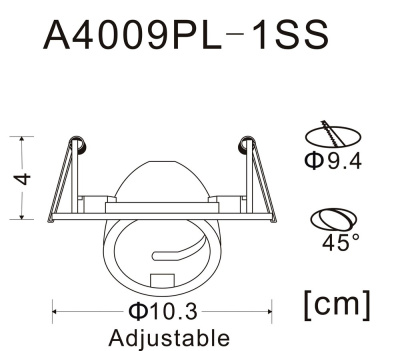 Точечный встраиваемый светильник Arte Lamp ACCENTO
