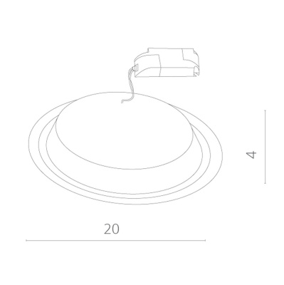 Точечный встраиваемый светильник Arte Lamp RAGGIO