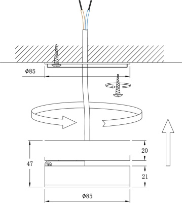 Точечный накладной светильник Arte Lamp VELA