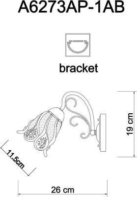 Бра Arte Lamp FIORITA