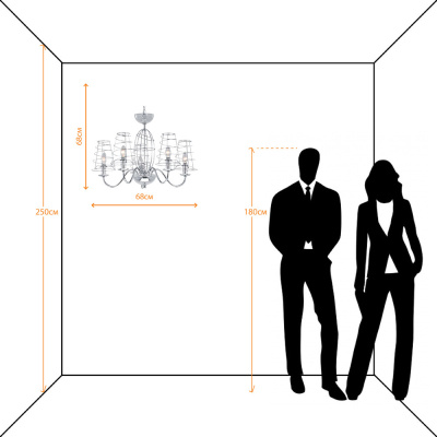 Люстра Arte Lamp CAGE