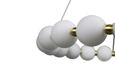 Люстра  подвесная ZORTES KRANZ ZRS.1585.21, Мощность - 100Вт, Тип лампы: LED, В -1580мм / Ш - 735мм / Ш - ø730мм