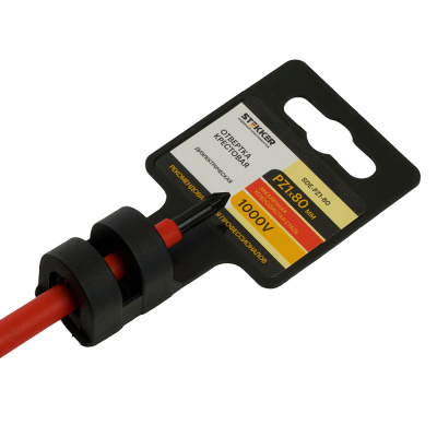 Отвертка диэлектрическая STEKKER SDE-PZ1-80