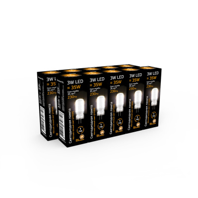 Светодиодная лампа Gauss 3W 230Lm 2700K G4 107707103