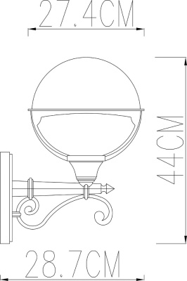 Уличный светильник Arte Lamp MONACO