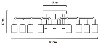 Потолочная люстра Arte Lamp GELO