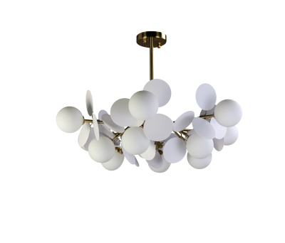 Люстра  подвесная ZORTES FLORET ZRS.01201.12, Мощность - 84Вт, Тип лампы: G9, В -1000мм / Ш - 800мм / Ш - ø800мм