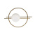 10143 Gold Бра LOFT IT Circle