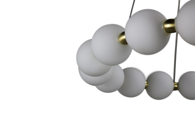 Люстра  подвесная ZORTES KRANZ ZRS.1585.18, Мощность - 80Вт, Тип лампы: LED, В -1580мм / Ш - 640мм / Ш - ø640мм