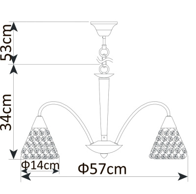 Подвесная люстра Arte Lamp ADAMELLO