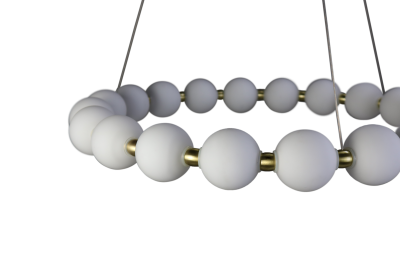 Люстра  подвесная ZORTES KRANZ ZRS.1585.21, Мощность - 100Вт, Тип лампы: LED, В -1580мм / Ш - 735мм / Ш - ø730мм