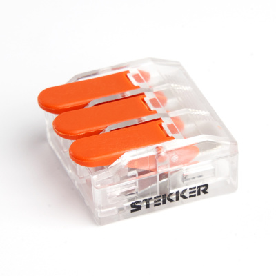 Клемма пружинная STEKKER LD221-613