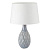 8138/1T MODERNI LN25 000 серый/белый, керамика/текстиль Настольная лампа Е27 1*60W 220V YARA