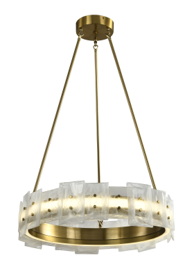 Люстра  подвесная ZORTES CLOUD-STONE ZRS.90610.60, Мощность - 50Вт, Тип лампы: LED, В -950мм/750мм / Ш - ø600мм