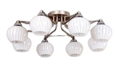 37850/8-E14-Si+Wh Люстра потолочная ELVAN