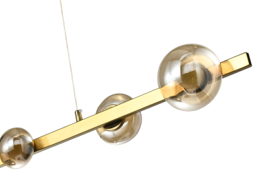 Люстра  подвесная ZORTES FRITTO ZRS.1215.06, Мощность - 24Вт, Тип лампы: LED, В -1650мм / Ш - 1200мм / Г - 120мм