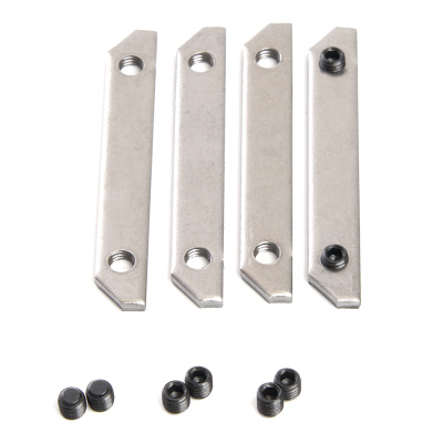 Комплектующие для трековых светильников FERON Комплект прямых соединителей (4 соединителя + 8 винтов)