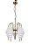 7628-5хE27-GlWh Люстра подвесная золотая ELVAN