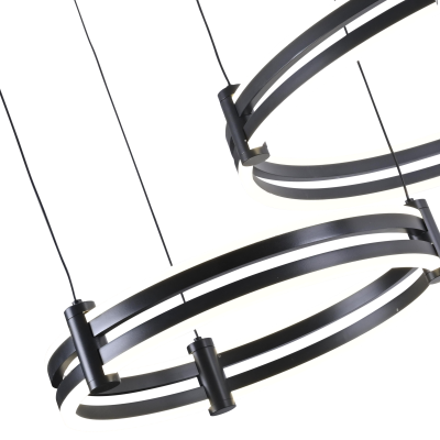 Подвесной светильник Zortes DUBLE-R ZRS.27510.02, Мощность - 125Вт, Тип лампы: LED, В -1500мм/350мм / Ш - Ø400мм+600мм