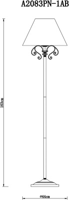 Торшер Arte Lamp CHARM