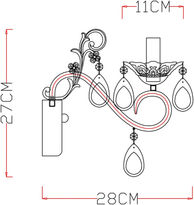 Бра Arte Lamp CIONDOLO