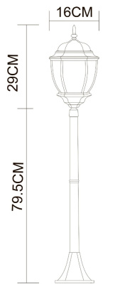 Парковый светильник Arte Lamp PEGASUS