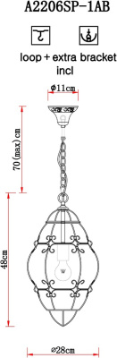 Светильник Arte Lamp VENEZIA