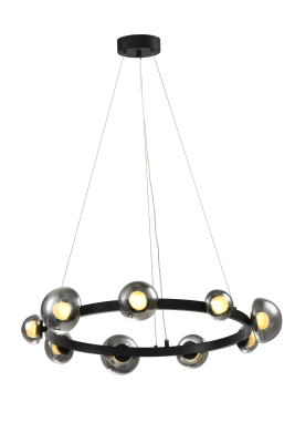 Люстра  подвесная ZORTES FRITTO ZRS.1888.09, Мощность - 36Вт, Тип лампы: LED, В -1600мм / Ш - ø680мм